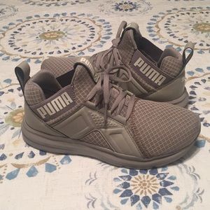 Grey Puma slip on LIKE NEW! Worn once